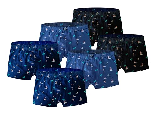 Männer Boxershort Gestreift in den Größen M Bis XXXL + Übergrößen Von 4XL Bis 8XL (Kombi 16, XXL - Größe 8) von BKP