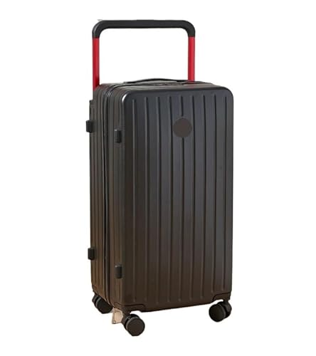 BKRJBDRS Koffer, breiter Trolley, Aluminiumrahmen, 20-Zoll-Koffer für Damen, robuster und langlebiger Trolley-Koffer für Herren, Koffer von BKRJBDRS