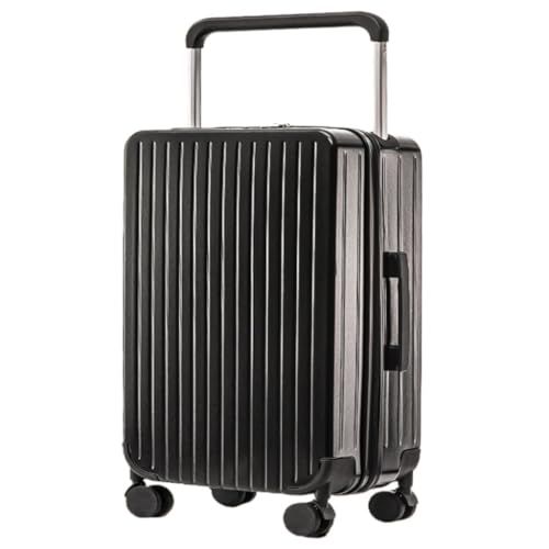 BKRJBDRS Koffer Einfacher, breiter Trolley-Koffer für Damen, Universal-Rollenkoffer, Passwortbox, Herren-Unterkunftskoffer von BKRJBDRS