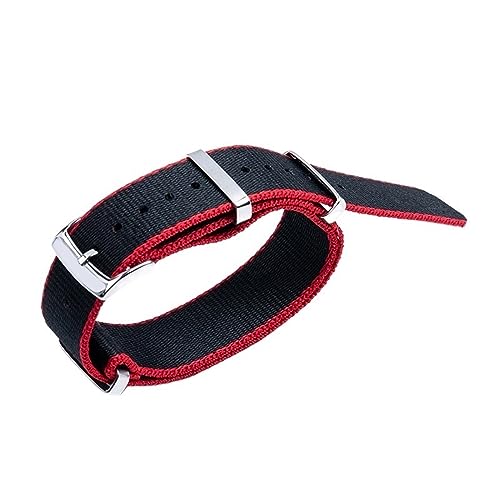 BKUANE 20 mm schweißfestes, weiches Uhrenarmband aus Segeltuch 007, Nylon, Uhrenzubehör, passend für Omega-Armband für Speedmaster 300 AT150 Aqua Terra Gürtel, 21 mm, Achat von BKUANE