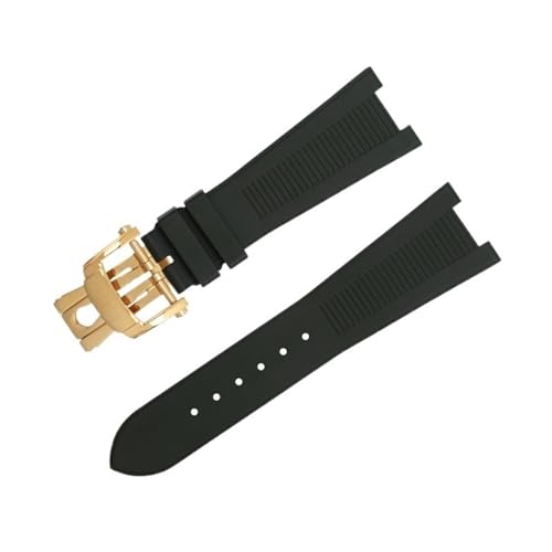 BKUANE FKM Fluorkautschuk-Uhrenarmband, 25–12 mm, Zubehör für Patek Philippe, Armband für Nautilus 5711/5712 Original-Schnittstellen-Armband, 25-12, Achat von BKUANE