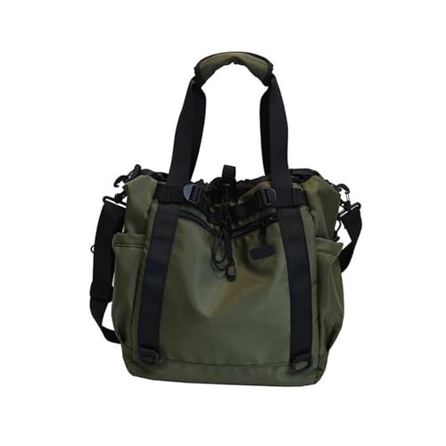 BKUANE Kuriertasche für Herren, Nylon, wasserdicht, große Umhängetasche, hochwertig, Hip-Hop, Streetwear, Reisetaschen, grün, Einheitsgröße BKUANE Kuriertasche für Herren, Nylon, wasserdicht, große Umhängetasche, hochwertig, Hip-Hop, Streetwear, Reisetaschen, grün, Einheitsgröße von BKUANE