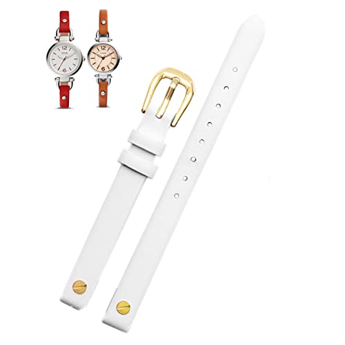 BKUANE Modisches Echtleder-Armband für Fossil ES4340, ES4119, ES4000, 3745, 3861, 4026, Damen-Armband, 8 mm mit Schraube, 8 mm, Achat von BKUANE