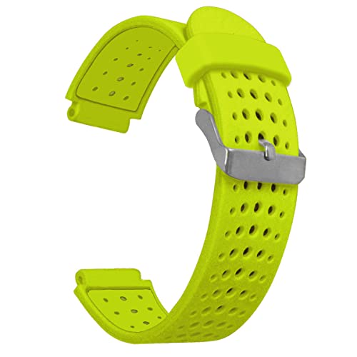 BKUANE Silikon-Uhrenarmband für Garmin Forerunner 235, 220, 230, 620, 630, 735, 735XT, Outdoor-Sportarmband, Ersatz-Uhrenarmband, Einheitsgröße, Achat von BKUANE