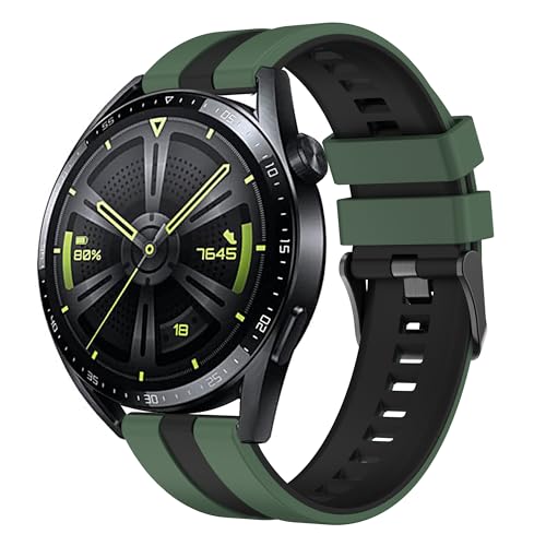 BKUANE Silikon-Uhrenarmband für Huawei Watch GT 5/4/3/2, 20 mm, 22 mm, 20 mm, Achat BKUANE Silikon-Uhrenarmband für Huawei Watch GT 5/4/3/2, 20 mm, 22 mm, 20 mm, Achat von BKUANE
