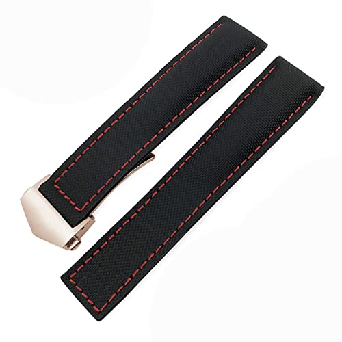 BKUANE Uhrenarmband, 20 mm, 22 mm, Segeltuch, Nylon, Leder, Faltschnalle, schwarz, für Tag Heuer Carrera Aquaracer-Serie, Ersatzarmband, 20 mm, Achat BKUANE Uhrenarmband, 20 mm, 22 mm, Segeltuch, Nylon, Leder, Faltschnalle, schwarz, für Tag Heuer Carrera Aquaracer-Serie, Ersatzarmband, 20 mm, Achat von BKUANE