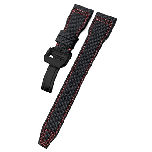 BKUANE Uhrenarmband aus gewebtem Nylon, 20 mm, 21 mm, 22 mm, Faltschnalle, passend für IWC Pilot Mark Portugieser Portofino Armband, 22 mm, Achat BKUANE Uhrenarmband aus gewebtem Nylon, 20 mm, 21 mm, 22 mm, Faltschnalle, passend für IWC Pilot Mark Portugieser Portofino Armband, 22 mm, Achat von BKUANE