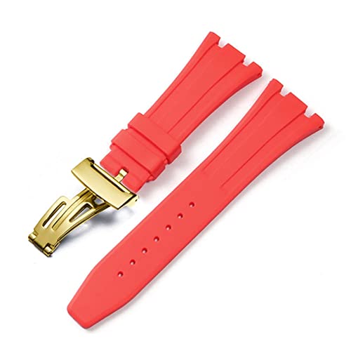 BKUANE Uhrenarmband für AP Royal Oak Offshore 15400/15202/15703, Gummi-Silikon-Uhrenarmband, Zubehör, 27 mm, 28 mm, 27mm, Achat BKUANE Uhrenarmband für AP Royal Oak Offshore 15400/15202/15703, Gummi-Silikon-Uhrenarmband, Zubehör, 27 mm, 28 mm, 27mm, Achat von BKUANE