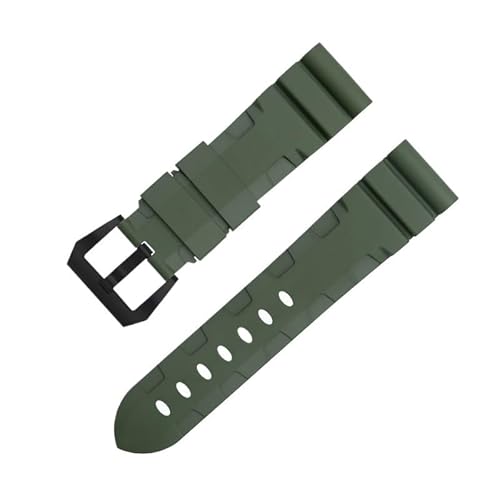 BKUANE Uhrenarmband für Panerai-Armband für PAM1392/0682-Serie, weiches FKM-Gummi, 22 mm, 24 mm, 42/44 mm Zifferblatt, 22 mm, Achat von BKUANE