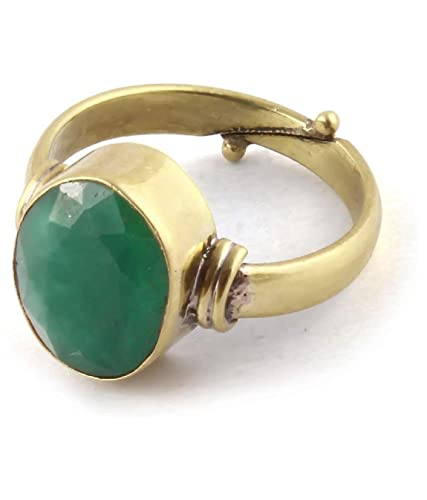BL Fedput 5.25 Ratti 4.41 Karat A+ Qualität Smaragd Panna Edelstein Ring für Damen und Herren Lose Edelstein Smaragd, Lose Edelsteine, Smaragd von BL Fedput
