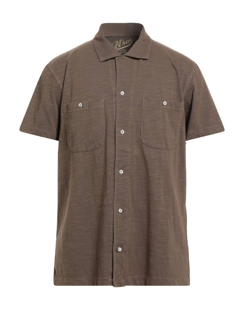 BL'KER Hemd Herren Schokobraun von BL'KER