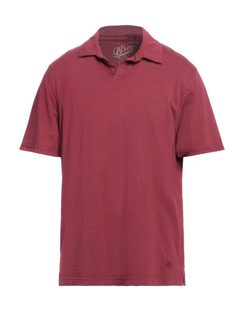 BL'KER Poloshirt Herren Bordeaux von BL'KER