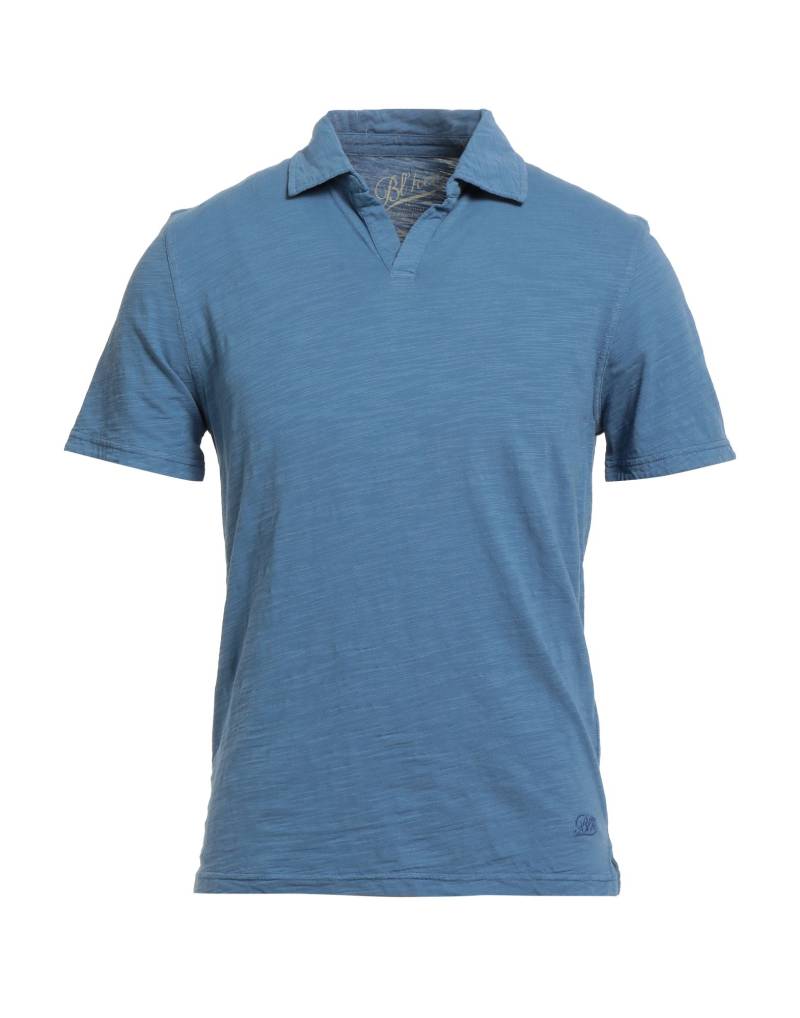 BL'KER Poloshirt Herren Taubenblau von BL'KER