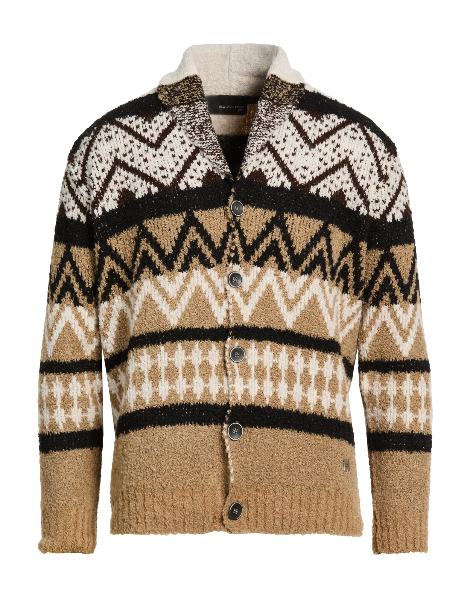 BL.11  BLOCK ELEVEN Strickjacke Herren Sand von BL.11  BLOCK ELEVEN