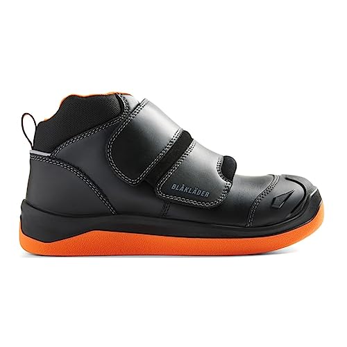 BLÅKLÄDER Herren 2459 Asphalt Sicherheitsstiefel Midcut Schwarz, Schwarz, 37 EU von BLÅKLÄDER