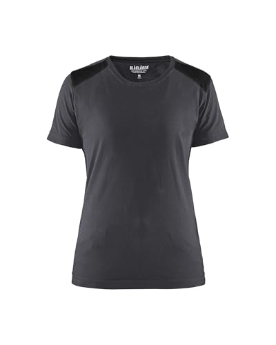 Blaklader Damen-T-Shirt 3479-1042 - Größe S - Mittelgrau/Schwarz von BLÅKLÄDER