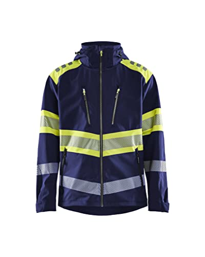 Blaklader Softshelljacke High Vis 4494-2513 - Größe L - Marineblau/Warngelb Blaklader Softshelljacke High Vis 4494-2513 - Größe L - Marineblau/Warngelb von BLÅKLÄDER