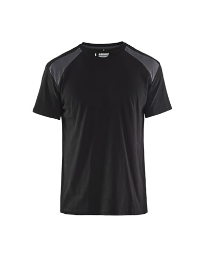 Blaklader T-Shirt zweifarbig 3379-1042 - Größe XL - Schwarz/Mittelgrau von BLÅKLÄDER