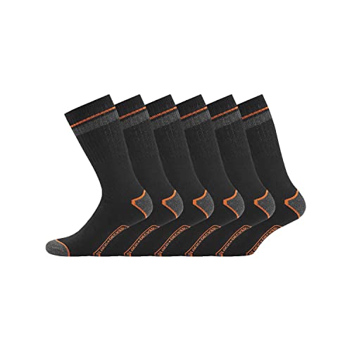 BLACK+DECKER Socken Herren Langlebig, SportSocken Herren, Empfindliche Haut, Bequem (6er Pack) von Black+Decker