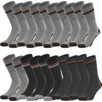 Black+Decker Crew Work Socks Unisex Herren Damen Arbeitssocken 10er Pack von BLACK+DECKER