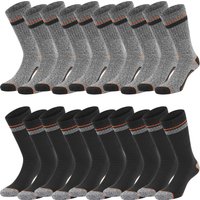 Black+Decker Crew Work Socks Unisex Herren Damen Arbeitssocken 10er Pack von BLACK+DECKER