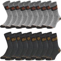 Black+Decker Crew Work Socks Unisex Herren Damen Arbeitssocken 10er Pack von BLACK+DECKER