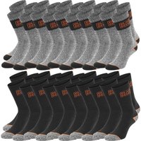 Black+Decker Crew Work Socks Unisex Herren Damen Arbeitssocken 20er Pack von BLACK+DECKER