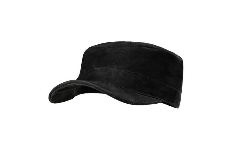 BLACK FOREST FOX Cowboyhut Herren Leder CUBA Cap Hut Schirmmütze in versch. Farben & Leder Black von BLACK FOREST FOX