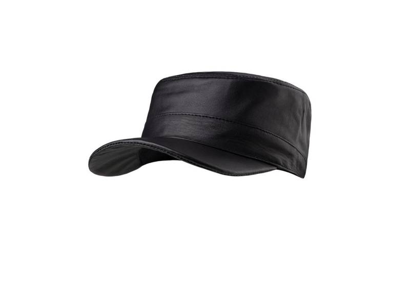 BLACK FOREST FOX Cowboyhut Herren Leder CUBA Cap Hut Schirmmütze in versch. Farben & Leder Nero-Anilin von BLACK FOREST FOX