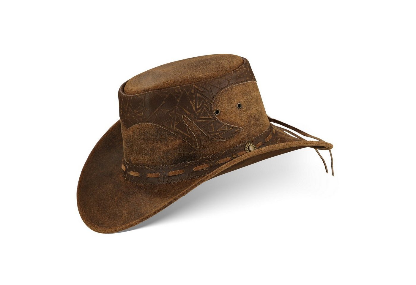 BLACK FOREST FOX Cowboyhut Black Forest Fox STAMP Herren Western Reiten Cowboy Leder Hut Braun Größe L BLACK FOREST FOX Cowboyhut Black Forest Fox STAMP Herren Western Reiten Cowboy Leder Hut Braun Größe L von BLACK FOREST FOX