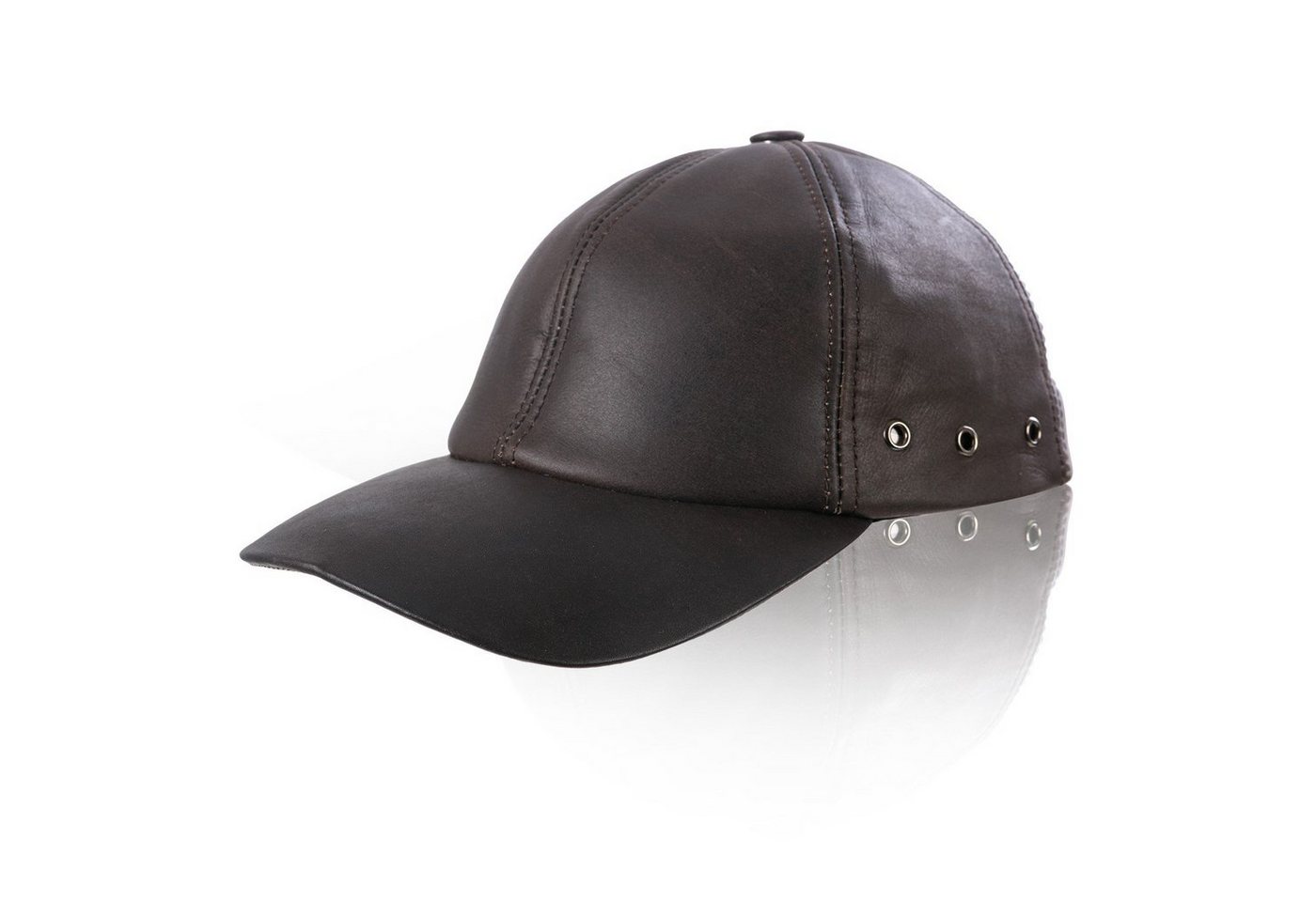 BLACK FOREST FOX Cowboyhut STATES Leder Baseball Cap Hut Schirmmütze Marrone von BLACK FOREST FOX