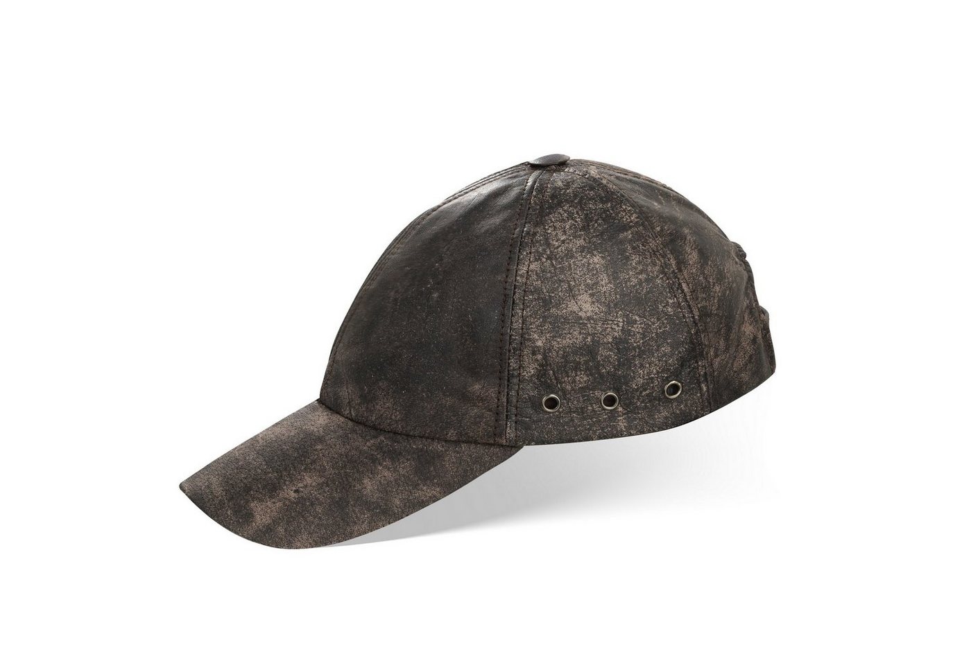 BLACK FOREST FOX Cowboyhut STATES Leder Baseball Cap Hut Schirmmütze Vintage-Brown von BLACK FOREST FOX