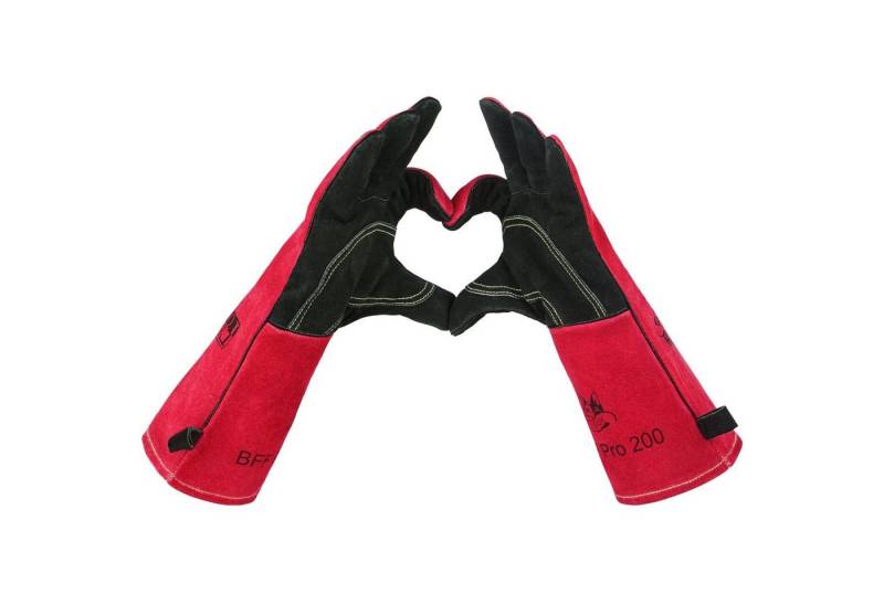 BLACK FOREST FOX Grillhandschuhe Pro 200 hitzebeständige Grill- und Arbeitshandschuhe in 2 Farben, Pink von BLACK FOREST FOX