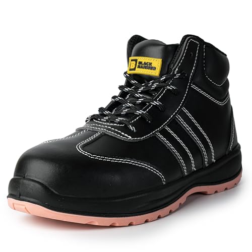BLACK HAMMER Damen Sicherheitsstiefel Leicht Professionell Arbeitsschuhe mit Verbundwerkstoff Zehenkappe Gepolsterte Innensohle und Kragen für Komfort Ideal für Outdoor-Aktivitäten S3 SRC Flo (38 EU) BLACK HAMMER Damen Sicherheitsstiefel Leicht Professionell Arbeitsschuhe mit Verbundwerkstoff Zehenkappe Gepolsterte Innensohle und Kragen für Komfort Ideal für Outdoor-Aktivitäten S3 SRC Flo (38 EU) von BLACK HAMMER