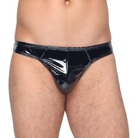 Black Level Lack Rio String, bi-elastischem Lack mit edlem Glanz, Gogo Bikinislip Reizwäsche von BLACK LEVEL