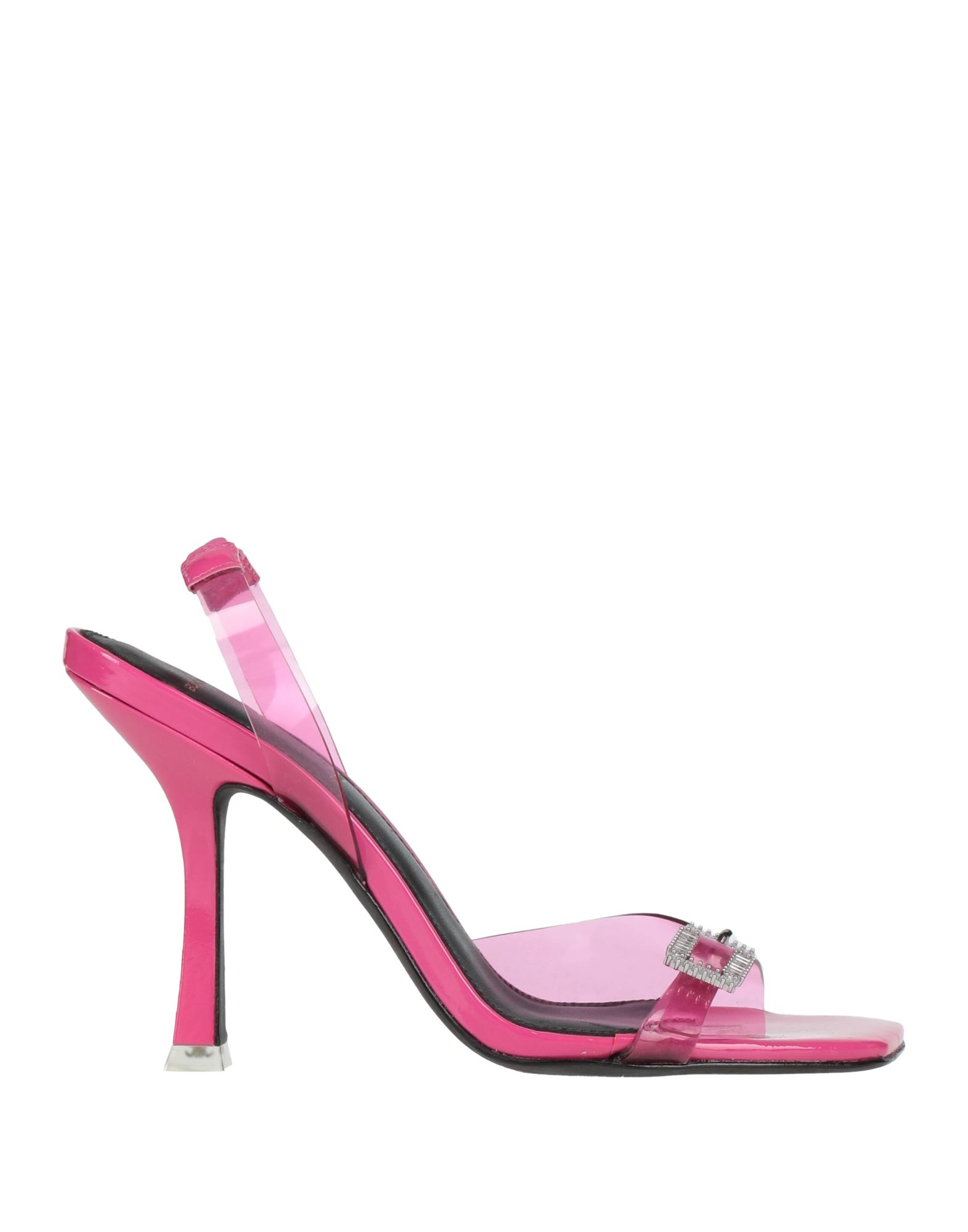 BLACK SUEDE STUDIO Sandale Damen Fuchsia von BLACK SUEDE STUDIO