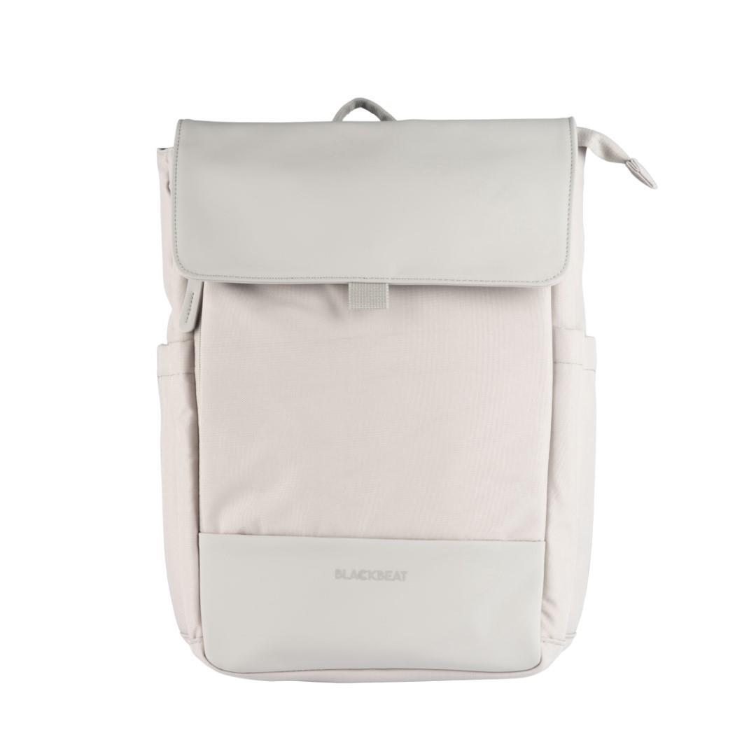 BLACKBEAT - Freizeitrucksack Light Grey Grau von BLACKBEAT