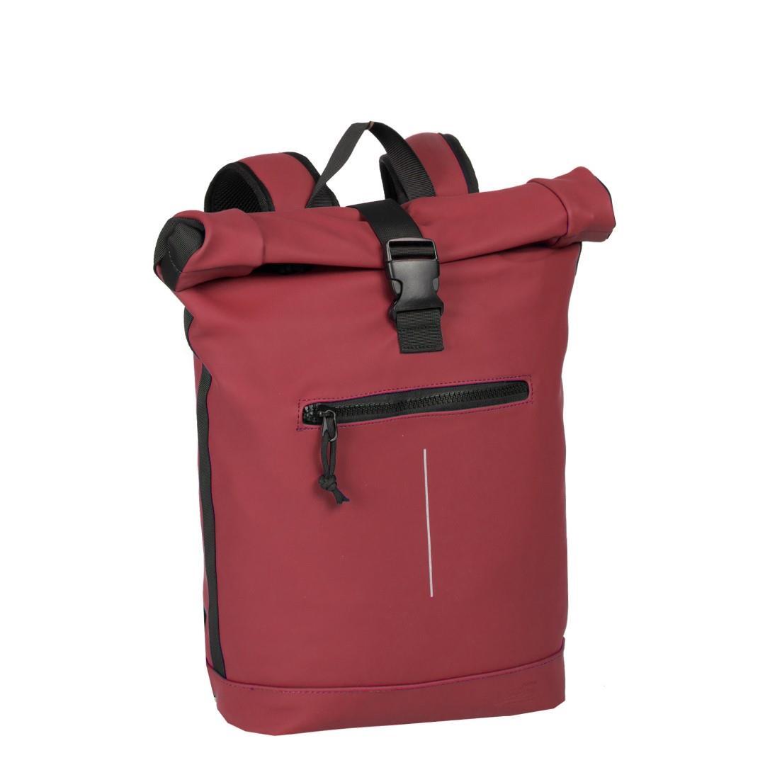 BLACKBEAT - Freizeitrucksack Mart Backpack Burgundy von BLACKBEAT