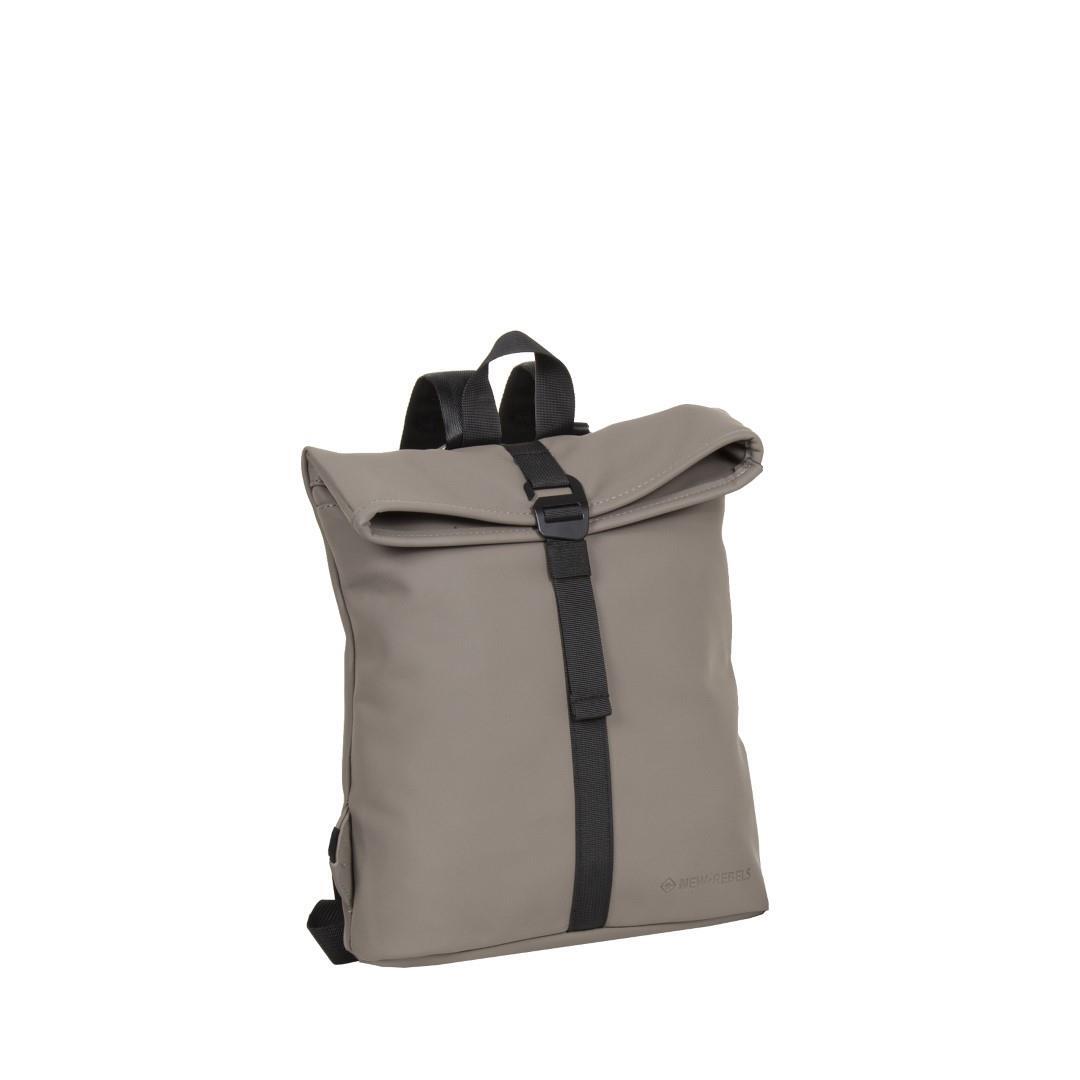 BLACKBEAT - Freizeitrucksack Mart Backpack Mini Taupe Taupe von BLACKBEAT