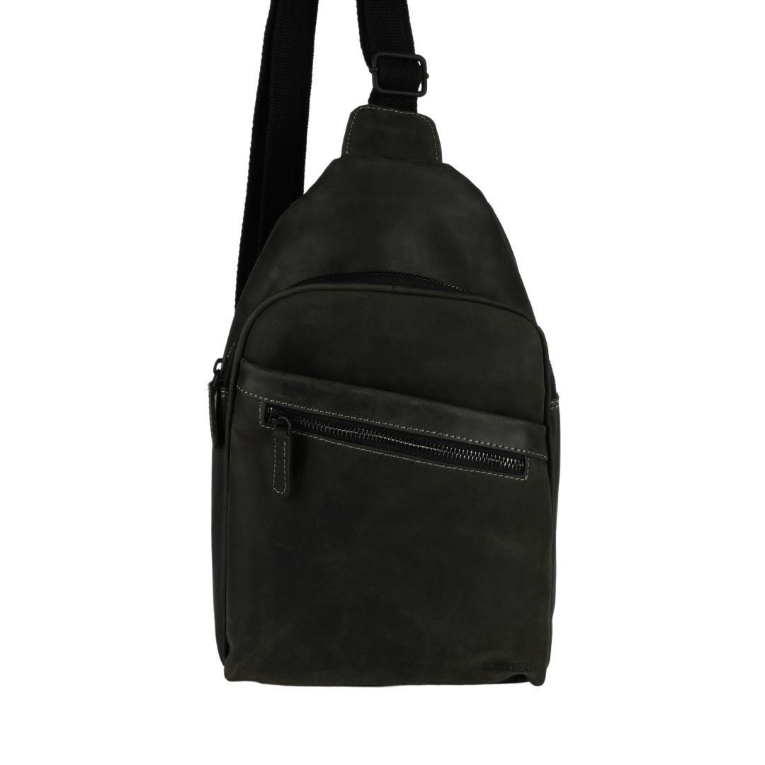 BLACKBEAT - Hunter Bodybag Schwarz Schwarz von BLACKBEAT