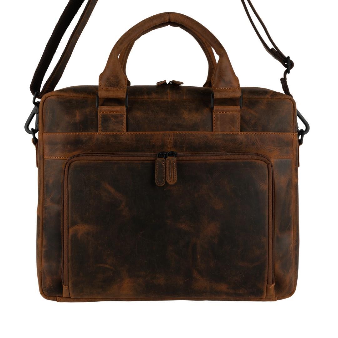 BLACKBEAT - Hunter Rv-Aktenmappe Natur Braun von BLACKBEAT