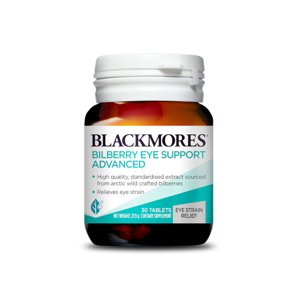 BLACKMORES - Bilberry Eye Support Advanced - 30 Capsules BLACKMORES - Bilberry Eye Support Advanced - 30 Capsules von BLACKMORES