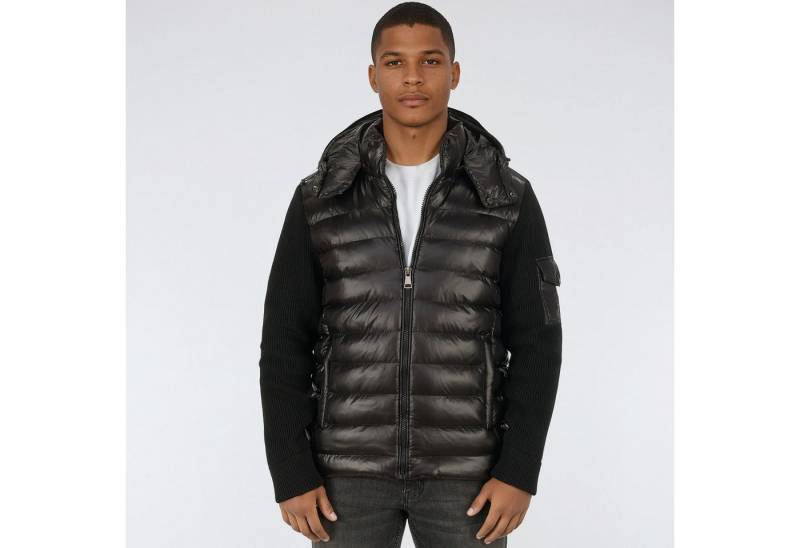 BLACKROCK Hybridjacke Steppjacke Herren, Winterjacke mit Kapuze, Wintermantel Hybrid-Design, Warm gefüttert, Abnehmbare Kapuze von BLACKROCK