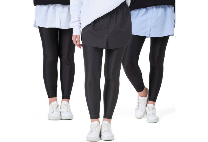 BLACKROCK Unterrock Damen Blusenrock Saum Verlängerung (3-tlg) mit Elastikbund, in Unifarbe mini Rock von BLACKROCK