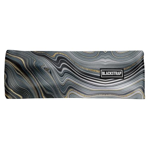BLACKSTRAP Snowbird Zweilagiges Stirnband für Erwachsene, Uni, Einheitsgröße, 100 % recycelter Stoff, Geode Schwarz von BLACKSTRAP