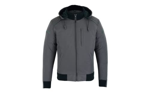 BLACKWILD Motorradjacke Herren | City Street CE-zertifiziert Protektorenjacke | Leicht und Atmungsaktiv Motorradjacke Herren mit Abnehmbarer Kapuze (5XL) von BLACKWILD The Rider's Skin