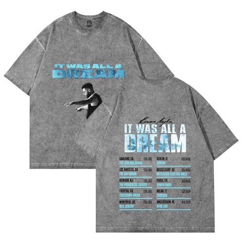 BLAENU Karan Aujla It was All A Dream World Tour 2025 Merch T-Shirt Für Damen Und Herren, Gewaschen 2D Funny Print Kurzarm Sommer Hip Hop Tshirt Harajuku Straßenkleidung XXS-4XL-Green||3X_l BLAENU Karan Aujla It was All A Dream World Tour 2025 Merch T-Shirt Für Damen Und Herren, Gewaschen 2D Funny Print Kurzarm Sommer Hip Hop Tshirt Harajuku Straßenkleidung XXS-4XL-Green||3X_l von BLAENU