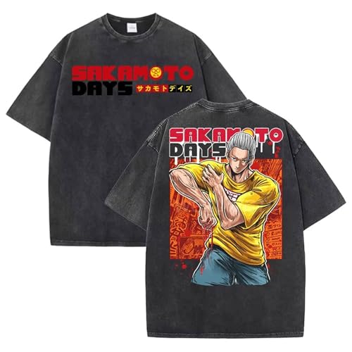 BLAENU Sakamoto Tag Merch Unisex Gewaschenes T-Shirt 2D Anime Casual Kurzarm Klassisches Hip Hop Top Sommermode Rundhals Tshirt Lockere Streetwear Cosplay Kleidung XXS-4XL-Style 7||4X_l BLAENU Sakamoto Tag Merch Unisex Gewaschenes T-Shirt 2D Anime Casual Kurzarm Klassisches Hip Hop Top Sommermode Rundhals Tshirt Lockere Streetwear Cosplay Kleidung XXS-4XL-Style 7||4X_l von BLAENU
