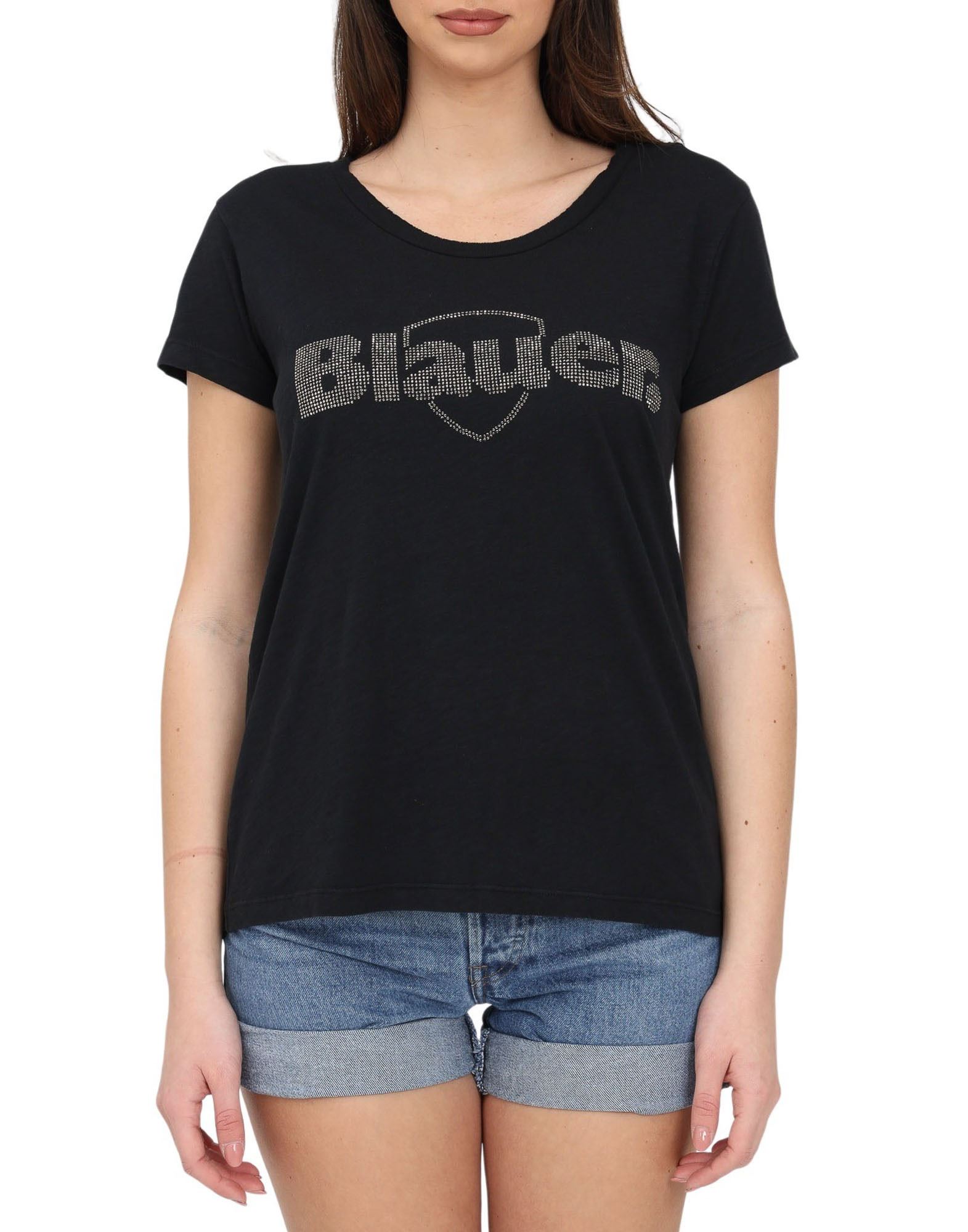 BLAUER T-shirts Damen Schwarz von BLAUER