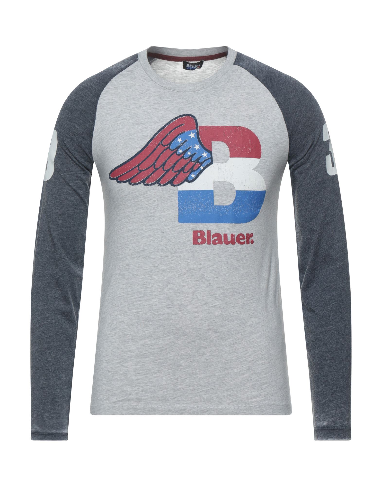 BLAUER T-shirts Herren Grau von BLAUER